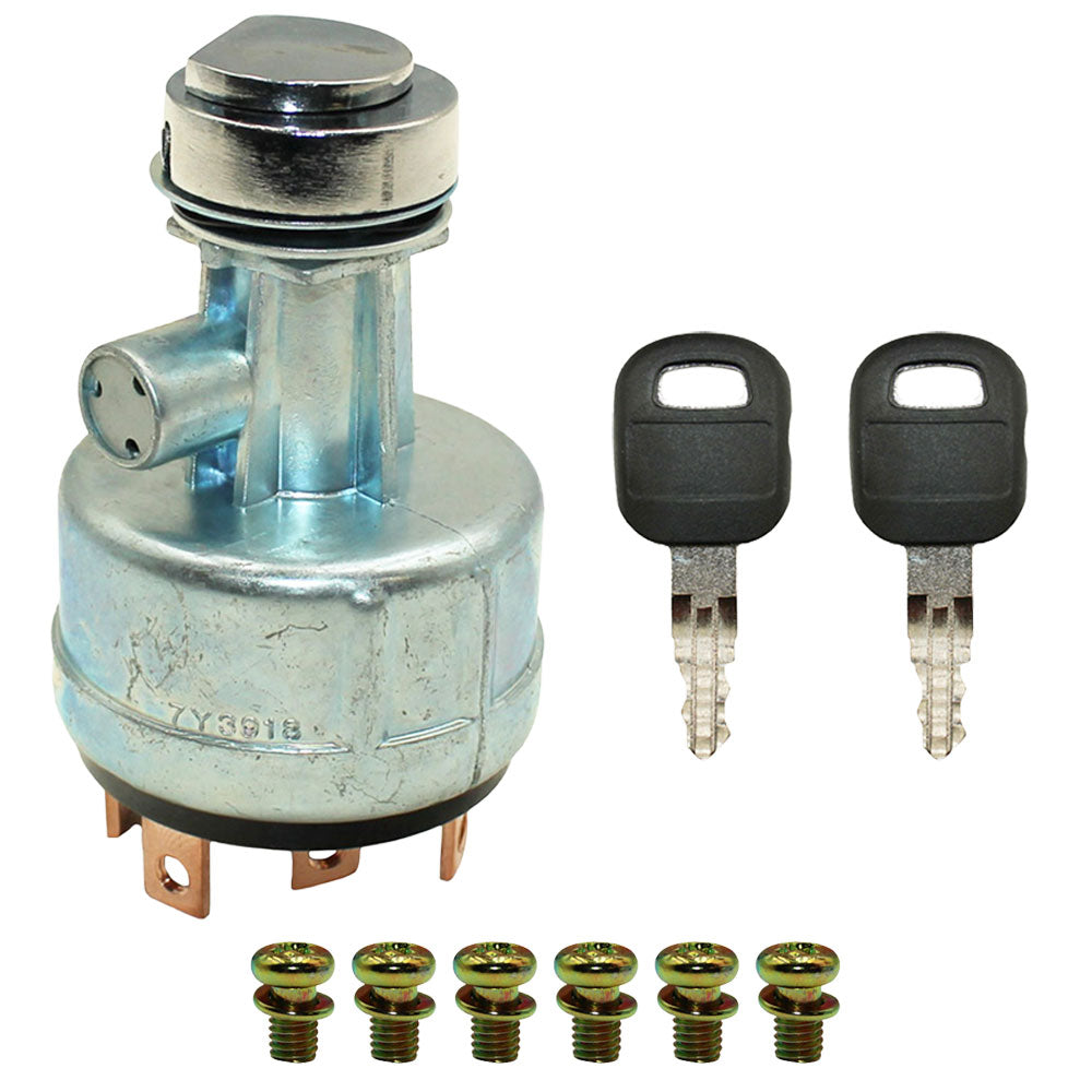 Ignition Switch W/ 2 key Fits Caterpillar Fits CAT 307 307B 307C 308C 311 312C 3