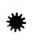 70250487 Tach Drive Gear & Shaft Fits Allis Chalmers AC Tractor Models