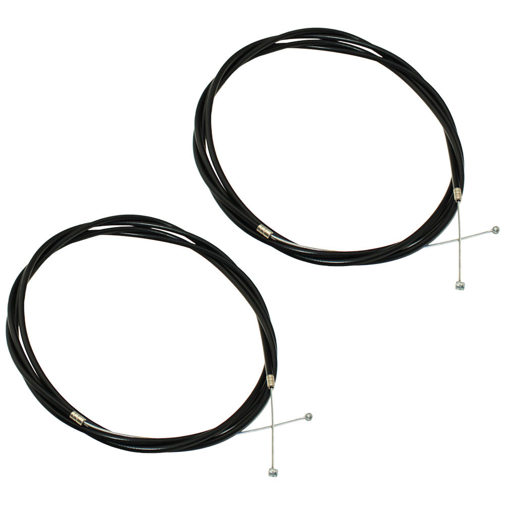 Pack of 2 100'' Throttle Cables Replaces Universal Go Kart Mini-Bikes Barrel