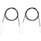 Pack of 2 100'' Throttle Cables Replaces Universal Go Kart Mini-Bikes Barrel