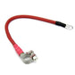 25" 4 Gauge Insulated Red Battery Cable 2-3+ Terminal