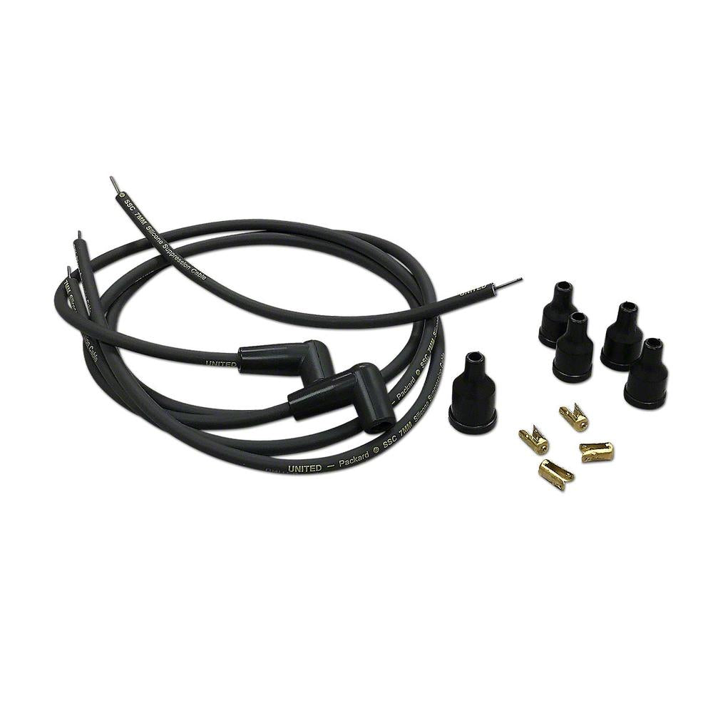 JDS4335 Spark Plug Wiring Set with 90 degree boots, 2-cyl. Fits John Deere