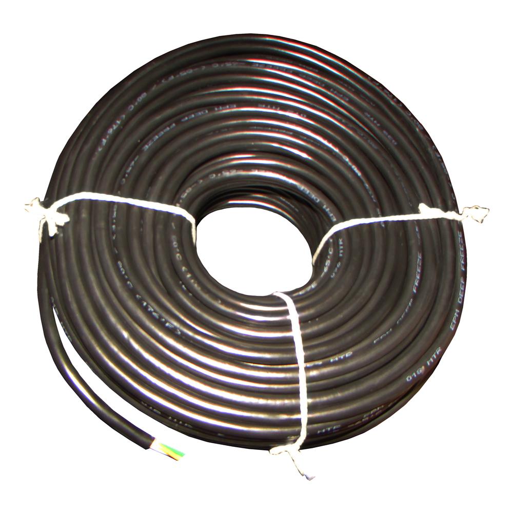 20 ft. Roll Trailer Light Wiring 14-4 14 Gauge 4 Wire Jacketed Black Flexible