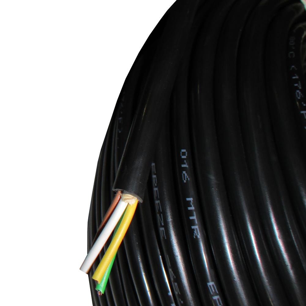 65 Foot Roll of 4-Conductor 14-Gauge Trailer Light Wiring Harness Cable