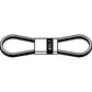Wrapped Made With Aramid Cord Drive Belt Fits Woods Replaces 29344