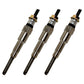3 Pieces Glow Plug 6670470 Fits Bobcat Backhoe Loader B100 B200 B250 BL275