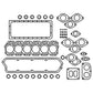 WN-RG27884-PEX Head Gasket Set Fits John Deere 644E 644EH 644ER 644EZ 644G