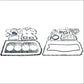 501455 New Full Gasket Set Fits John Deere 110 120 160LC 270 5410 5415 5420 5510