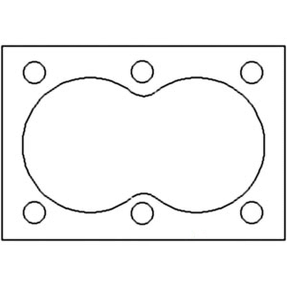 1750087M1 Oil Pump Body Cover Gasket Fits Massey Ferguson TO35 MF35 MF50 F40