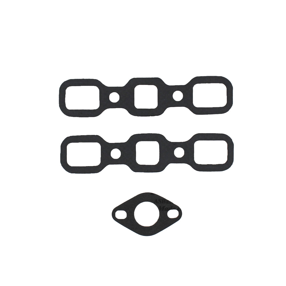 9N9447/ 9N9448 Intake exhaust W/ Carb Manifold Gasket Set Fits Ford 9N 2N 8N