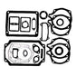Engine Ring Refresh Kit Gasket Set Fits Kohler K301 12 hp