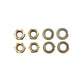 4 Brass Nut/Washers Kit Manifold Mounting Fits Ford 2N 8N 9N Tractor