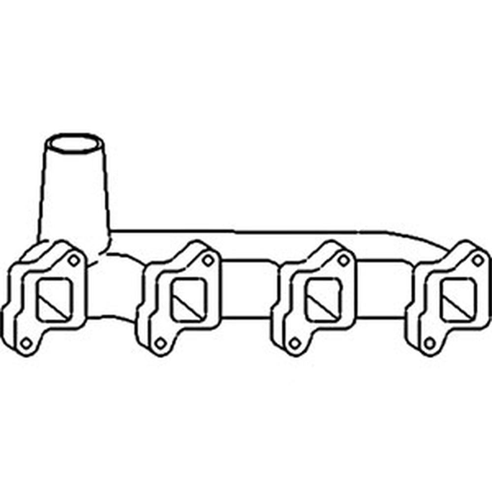 Exhaust Manifold Fits Ford New Holland - 81806040