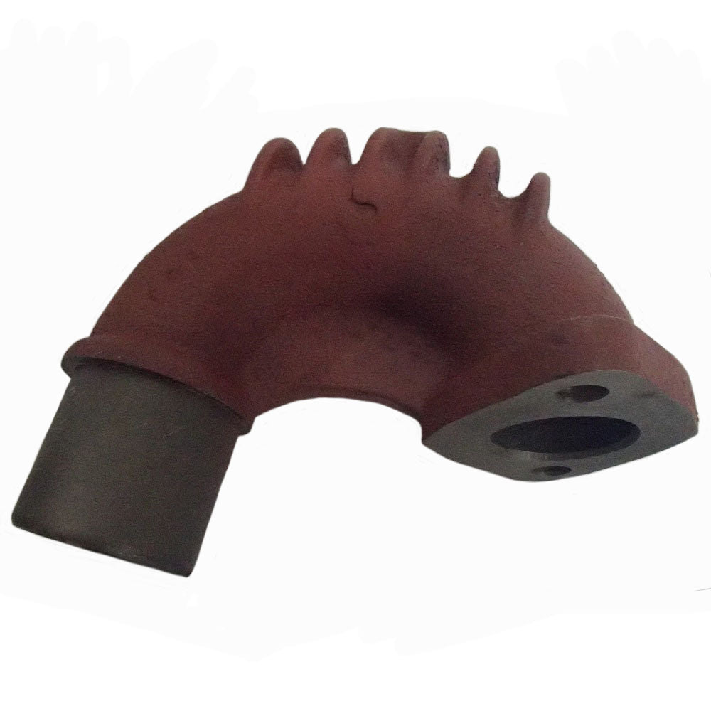Exhaust Elbow with Fins Fits Massey Ferguson Replaces 724425M1