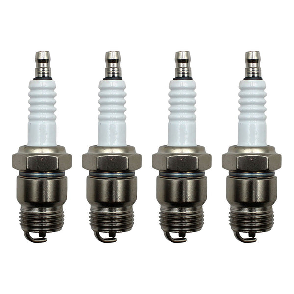 Set Of 4 Spark Plugs For Farmall IH Tractors - Fits A, B, C, H, M, 300, 350 Models