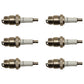 21A808 Six Universal Spark Plugs D16 TY6075 207000680 4012405C 834242M1