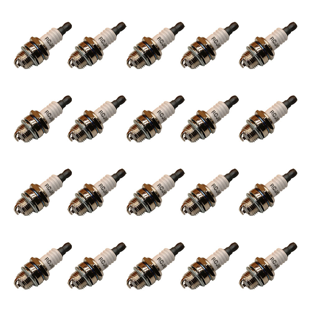 Qty 20: Spark Plug
 Fits John Deere Replaces 77-220