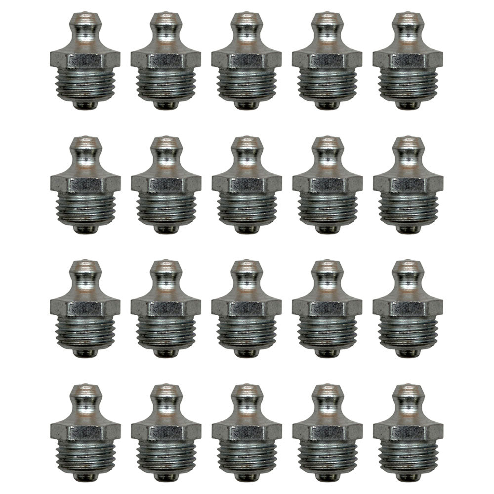 1450/0002 Qty 20: Grease Nipples Fits JCB