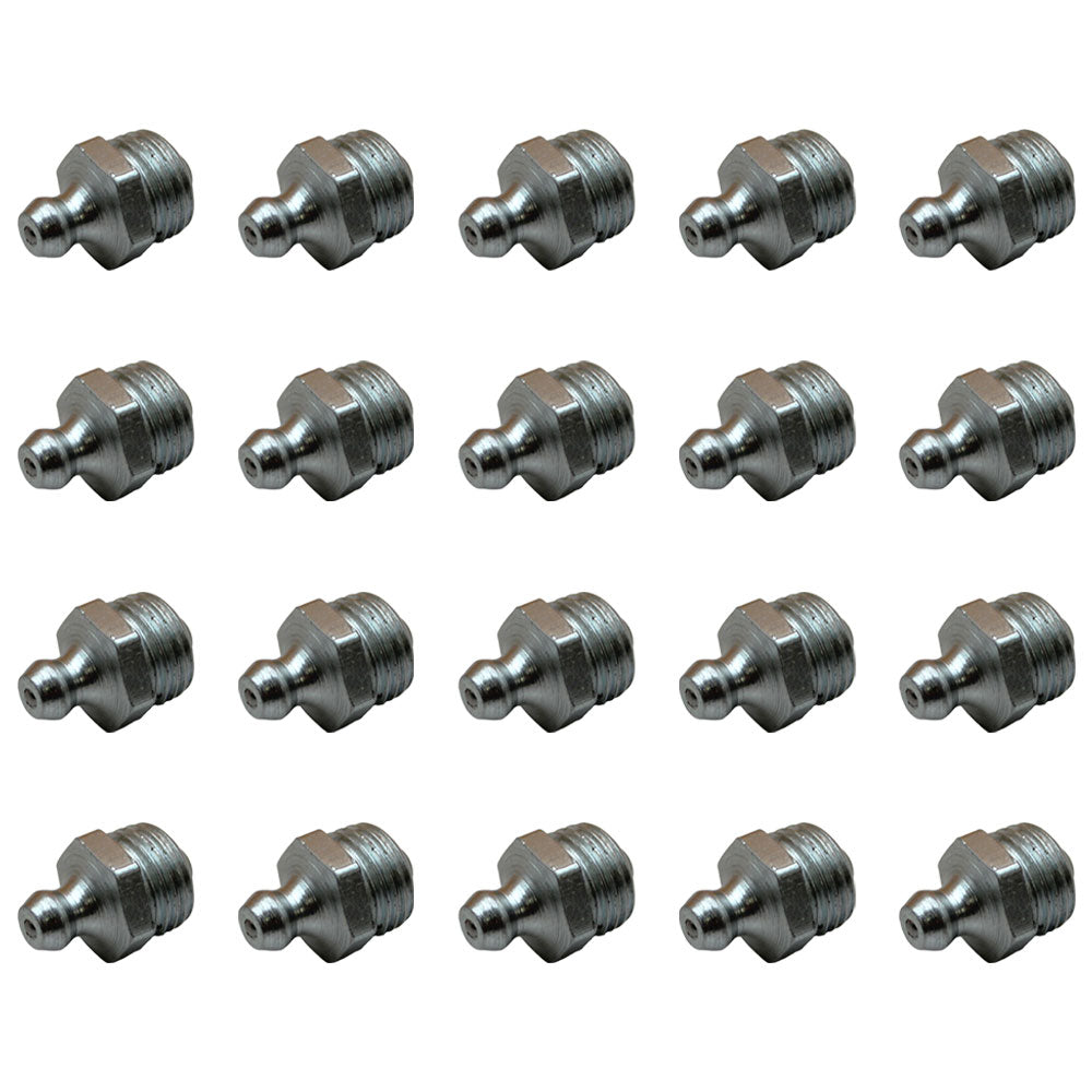 (20 Pk) Grease Nipple Fits JCB Backhoe Loader Wheeled Excavator 1450/0002