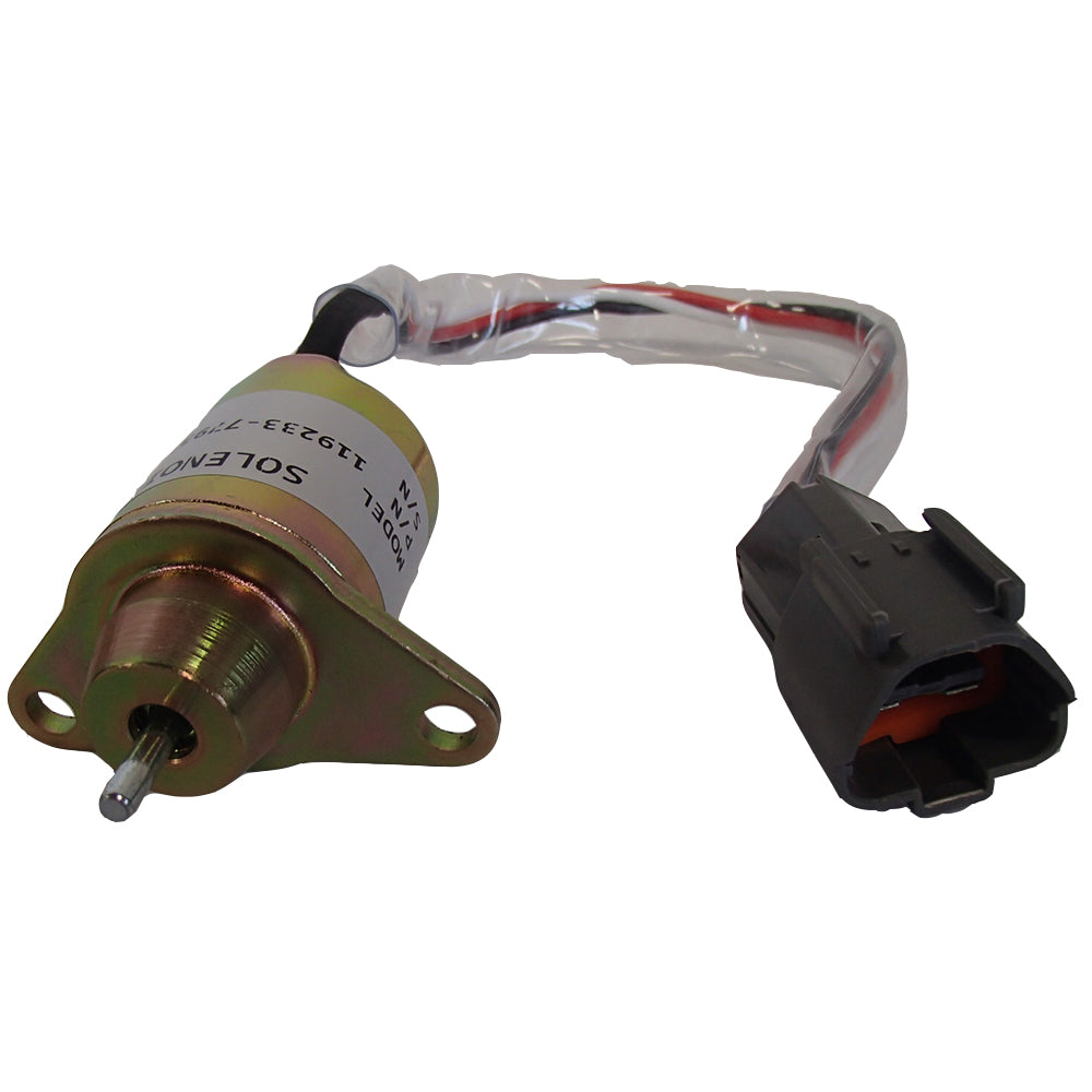 119233-77932 Yanmar Fuel Shut Off Solenoid Fits John Deere Fits Kubota