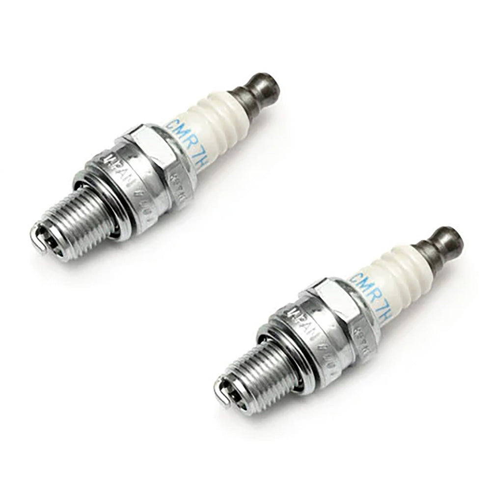 2 Pack Spark Plugs Fits NGK CMR7H Fits RedMax Fits Husqvarna Fits Strato Engine