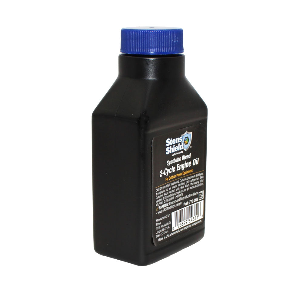 Fits Stens Synthetic Blend 2 Cycle Engine Oil 2.6 Oz Makes 50:1 Ratio Low Smoke