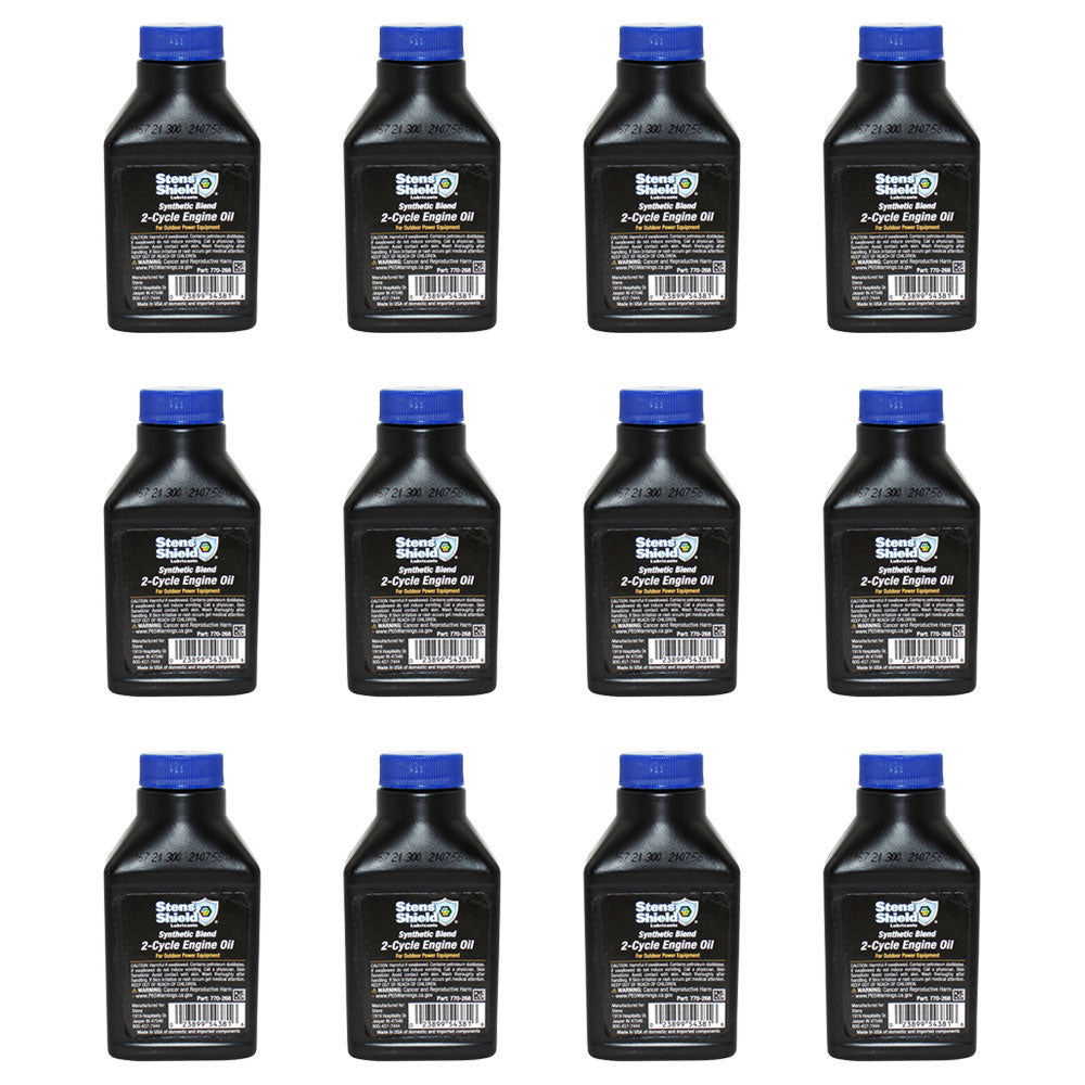 Qty 12: 2-Cycle Engine Oil Fits Stihl Replaces 0781 319 8008