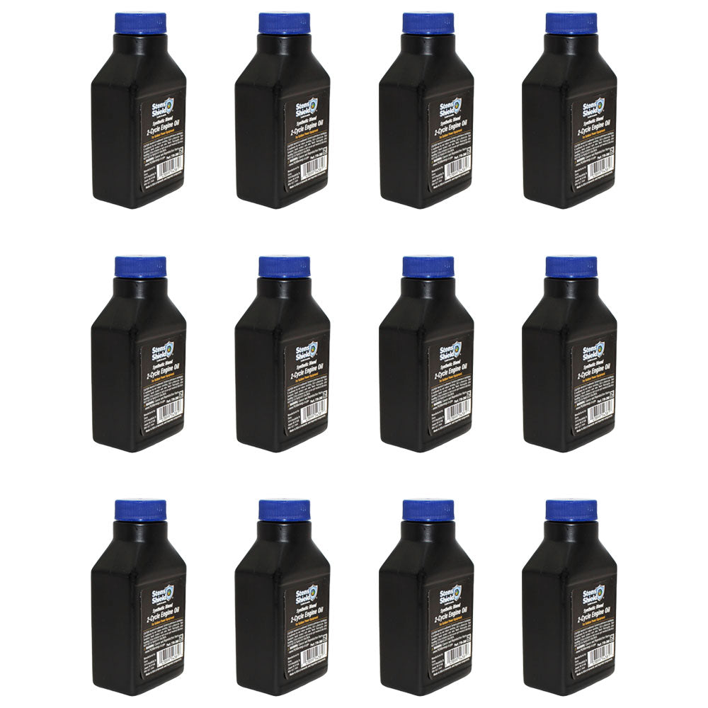 Qty 12: 2-Cycle Engine Oil Fits Briggs and Stratton Replaces 100107