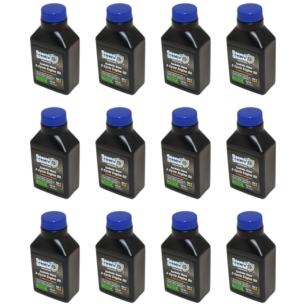 Qty 12: 2-Cycle Engine Oil Fits Briggs and Stratton Replaces 100107