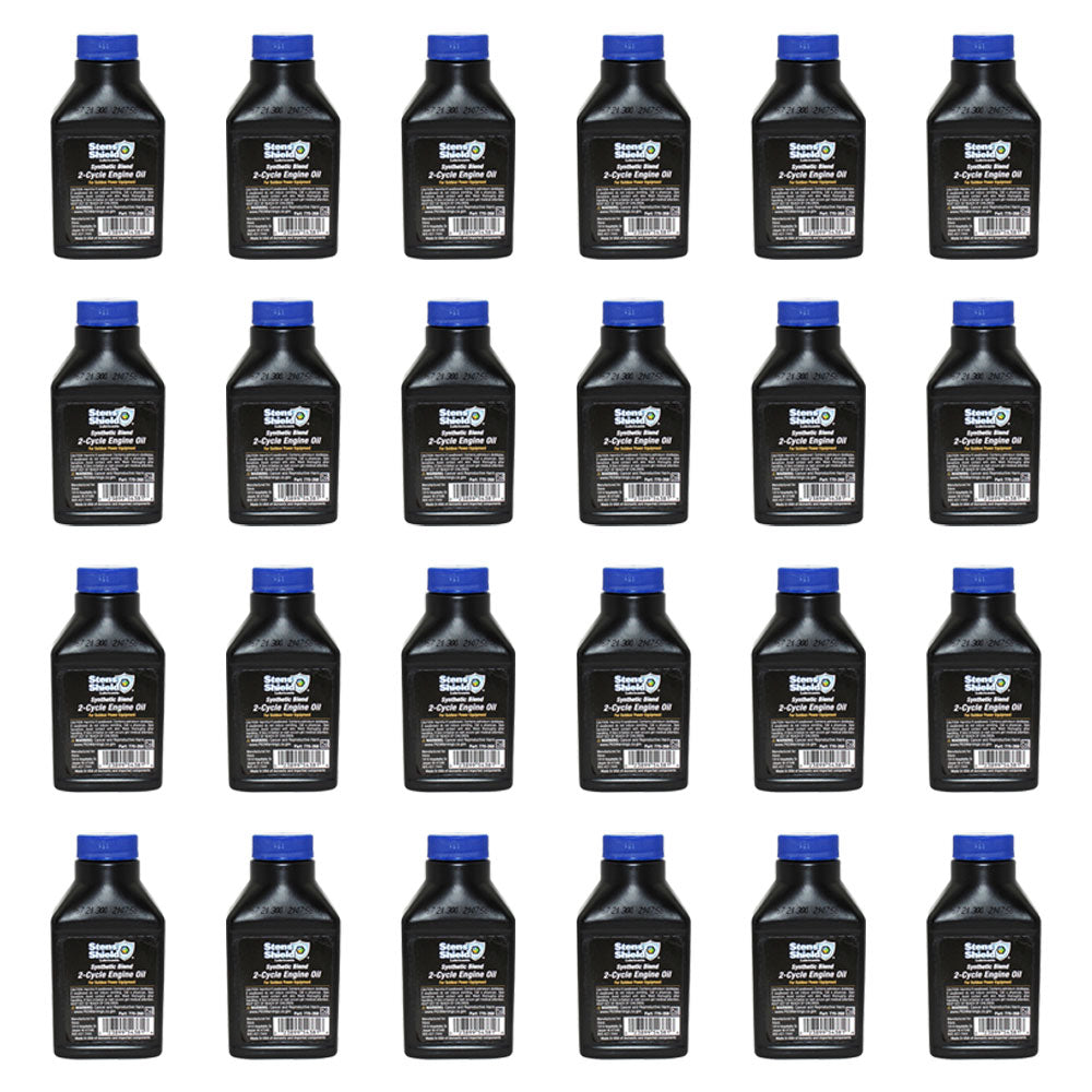 Qty 24: 2-Cycle Engine Oil Fits Briggs and Stratton Replaces 100107
