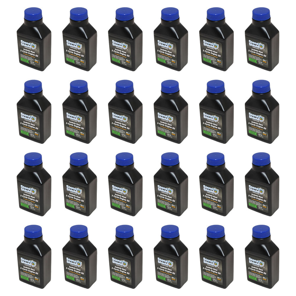 Fits Case of 24 Synthetic Blend 50:1 2-Cycle Engine Oil Mix 2.6 oz. Bottles