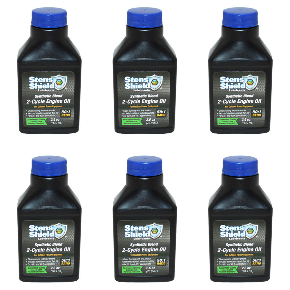 Qty 6: 2-Cycle Engine Oil
 Fits Stihl Replaces 0781 319 8008