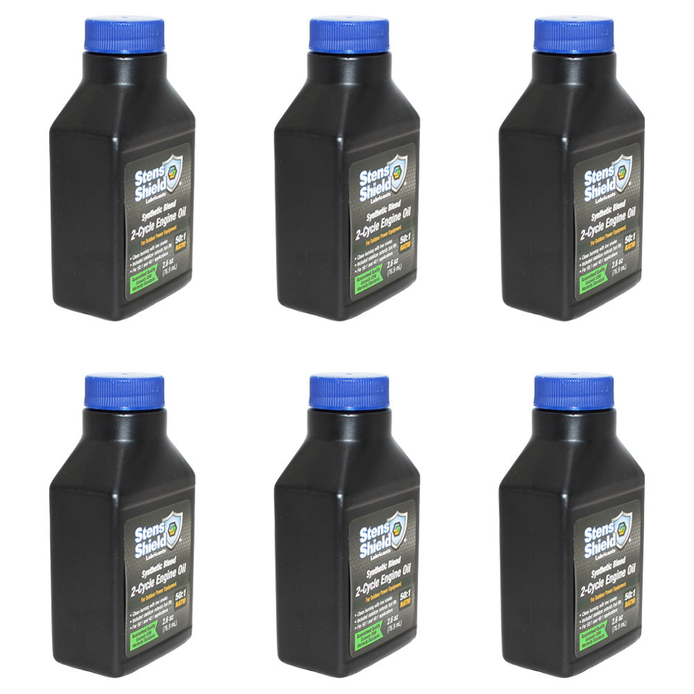 Qty 6: 2-Cycle Engine Oil
 Fits Briggs and Stratton Replaces 100107