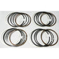 FPN6055A 4 Pistons Rings Liner Kit 4" Bore Fits Ford Tractor 800 801 900 901 400