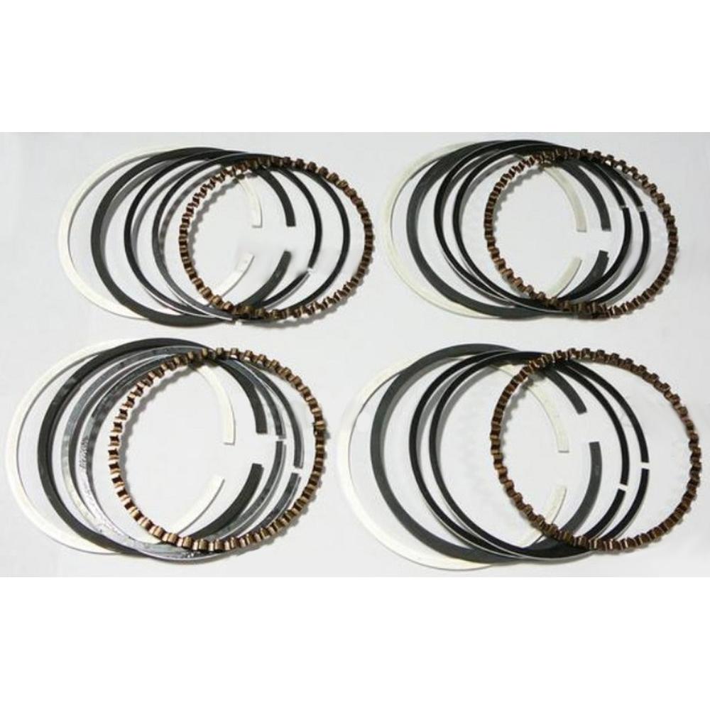 FPN6055A 4 Pistons Rings Liner Kit 4" Bore Fits Ford Tractor 800 801 900 901 400