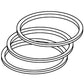 Piston Ring Set Fits Cub Fits Cub LoBoy PR199-40
