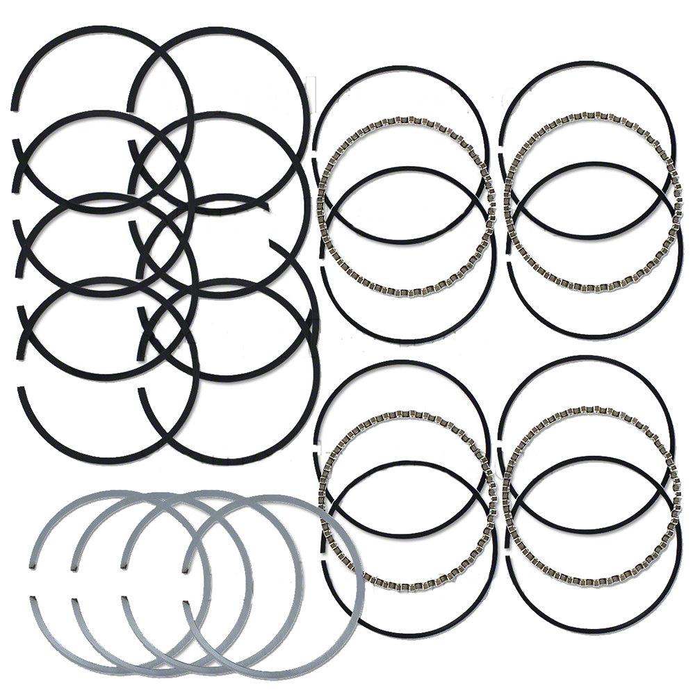 4 Cylinder Piston Ring Set (STD) Fits John Deere Replaces AT11876