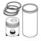 SK199 New Piston Liner Kit Fits White Oliver Tractor Models 77 550 770 +
