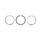 Pack of 3 Piston Rings 3.86" 98 mm Fits John Deere AT18012 AR55758 Backhoe 300B