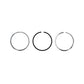 3 Piston Rings Bore 3.86"/98 mm Compression Intermediate Oil Control Rings