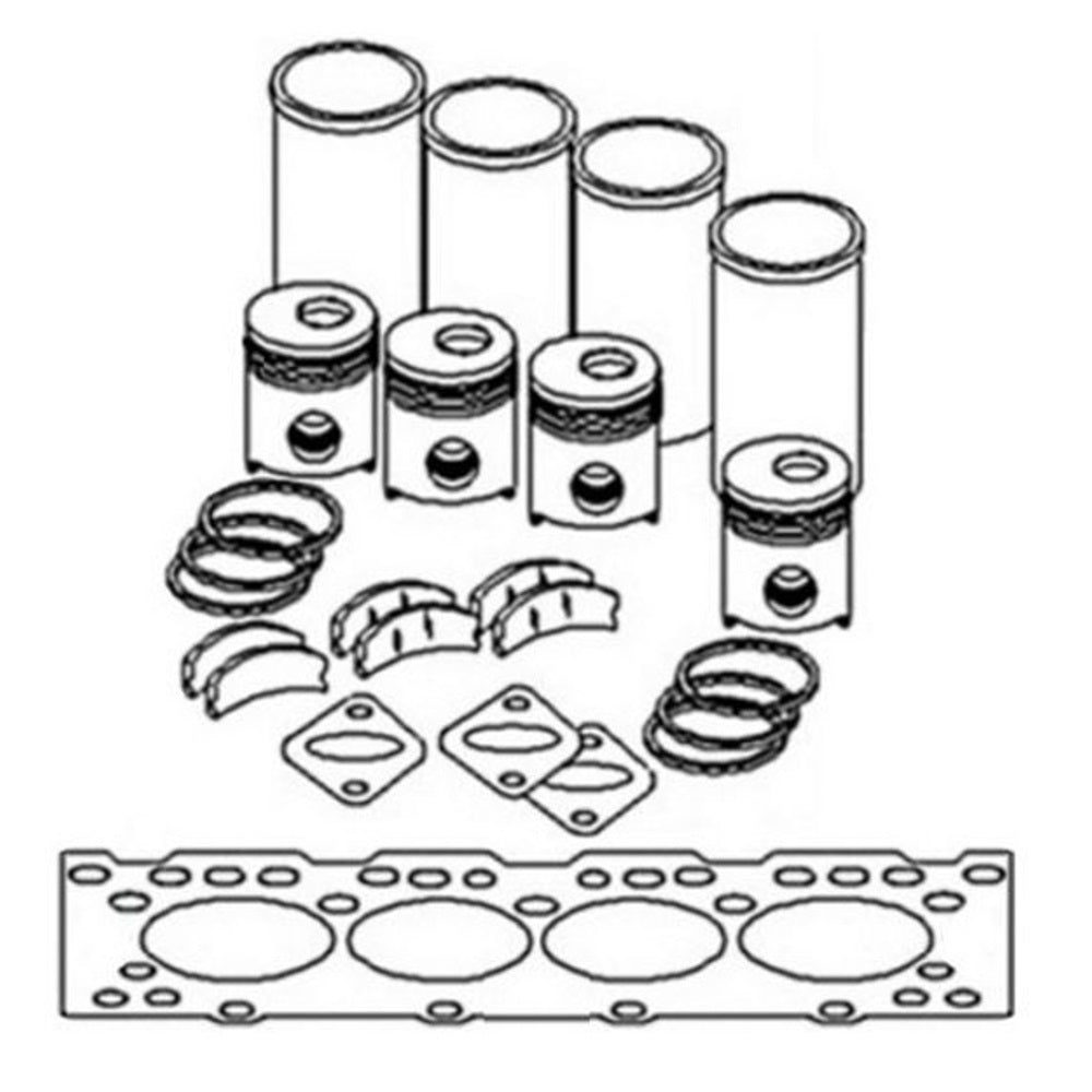 OK6163 Major Engine Overhaul Kit 4.25" Bore Fits John Deere Tractor 600 4000 402