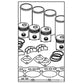 RG18845 Fits John Deere Tractor Engine Overhaul Kit 8430 4440 4640 8450 Seri