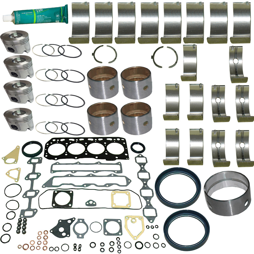 4TNV84T Engine Overhaul Kit For Yanmar 4 Cyl Bore 3.30" 84.00 mm