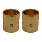 Set of (2) 808/00176 King Pin Bush Fits JCB 1400B 1550B 1600B 1700B 214 215 216