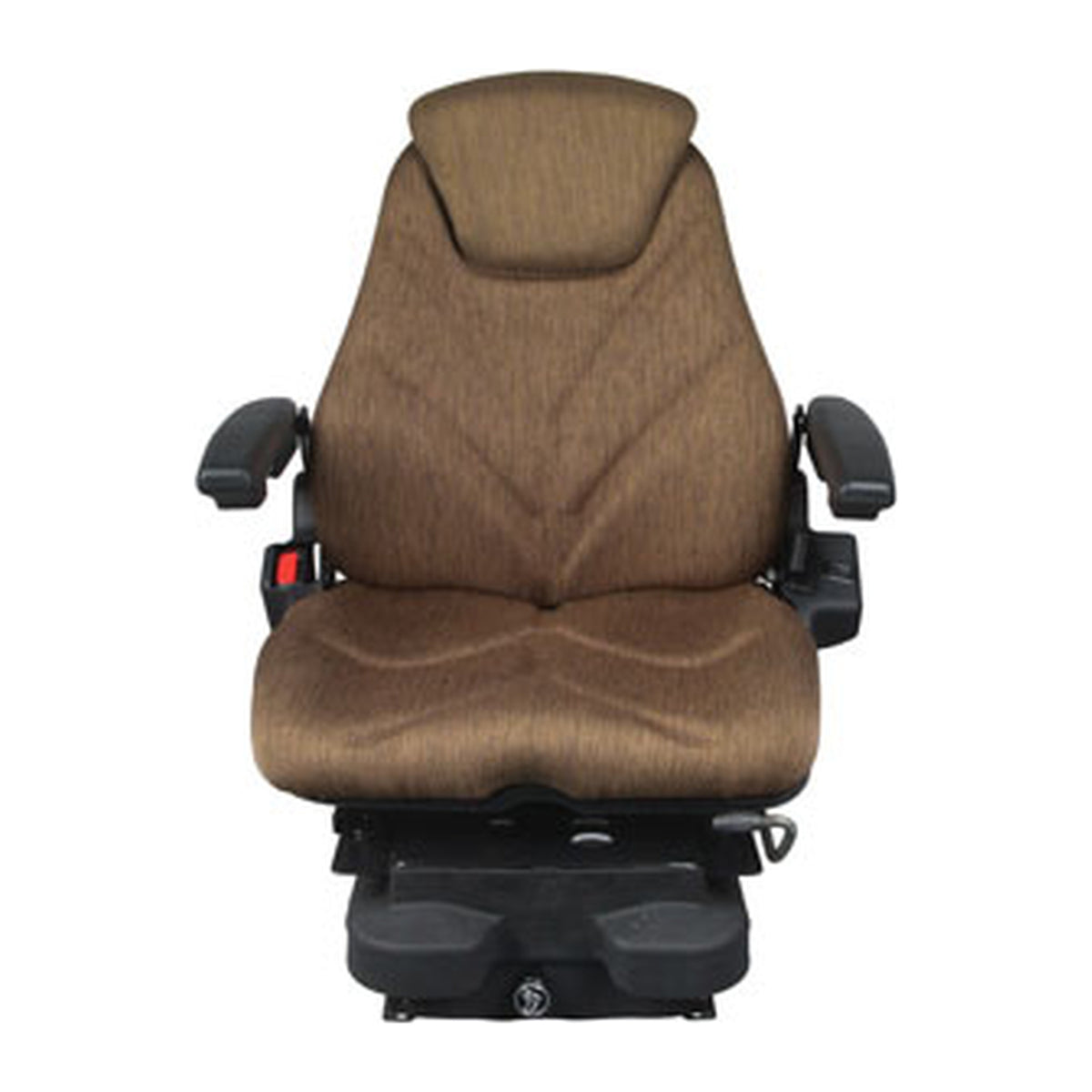 F20A5012 Brown Cloth Low Profile Air Seat Fits Universal Products