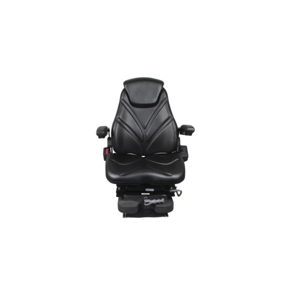 F20M5145 Low Pro Mechanical Suspension Seat w/ Isolator Black Vinyl Fits Bobcat