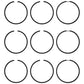 (3) Standard Piston Ring Sets Fits Ford/New Holland Replaces 73402240