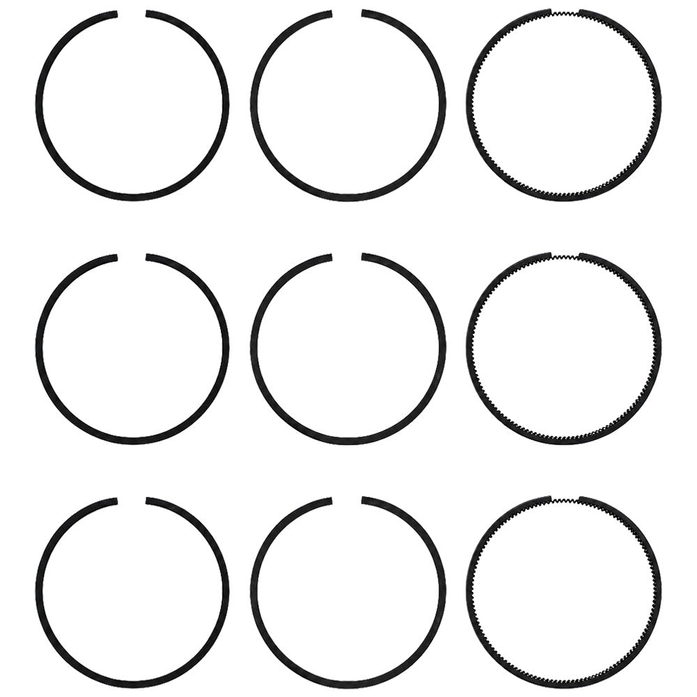 (3) Standard Piston Ring Sets Fits Ford/New Holland Replaces 73402240