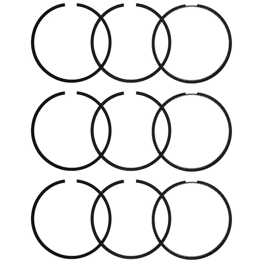 Qty 3: Standard Piston Rings Fits Case/International Harvester Replaces 87802355