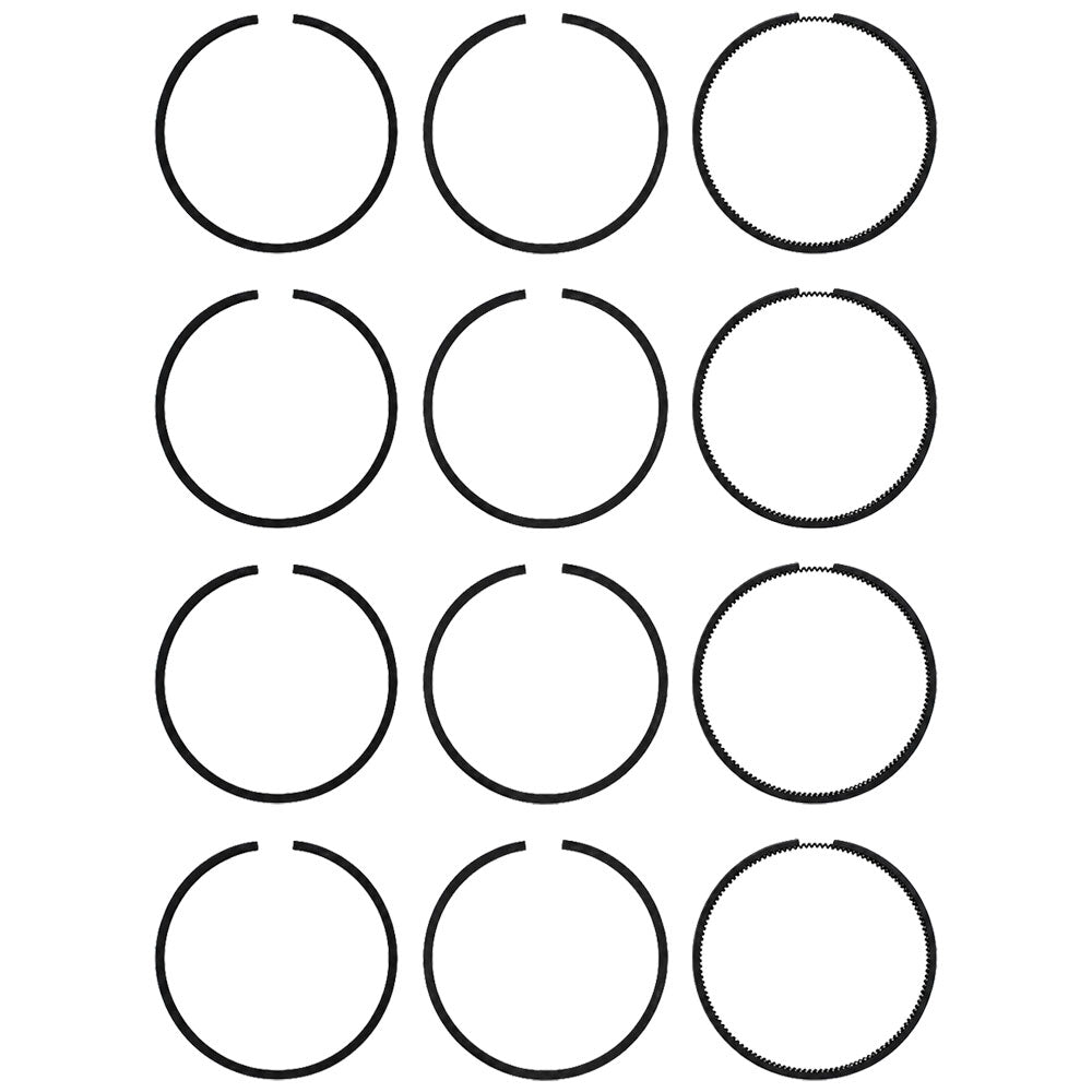 (4) Standard Piston Ring Sets Fits Ford/New Holland Replaces 73402240